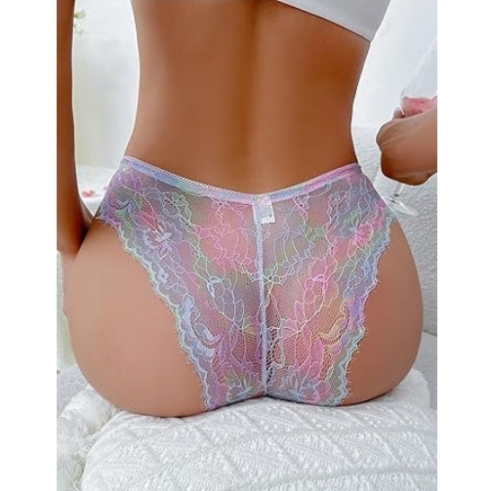 💋Sexy Thongs Panties G-String Cheeky Lace Underwear V Cut Bikini Lingerie